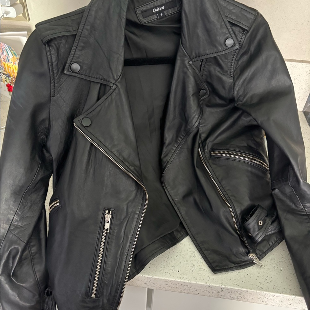 Black Leather Jacket for Women